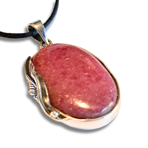HW-2588 Pendant Rhodacrocite/Sterling Siver $120 at Hunter Wolff Gallery
